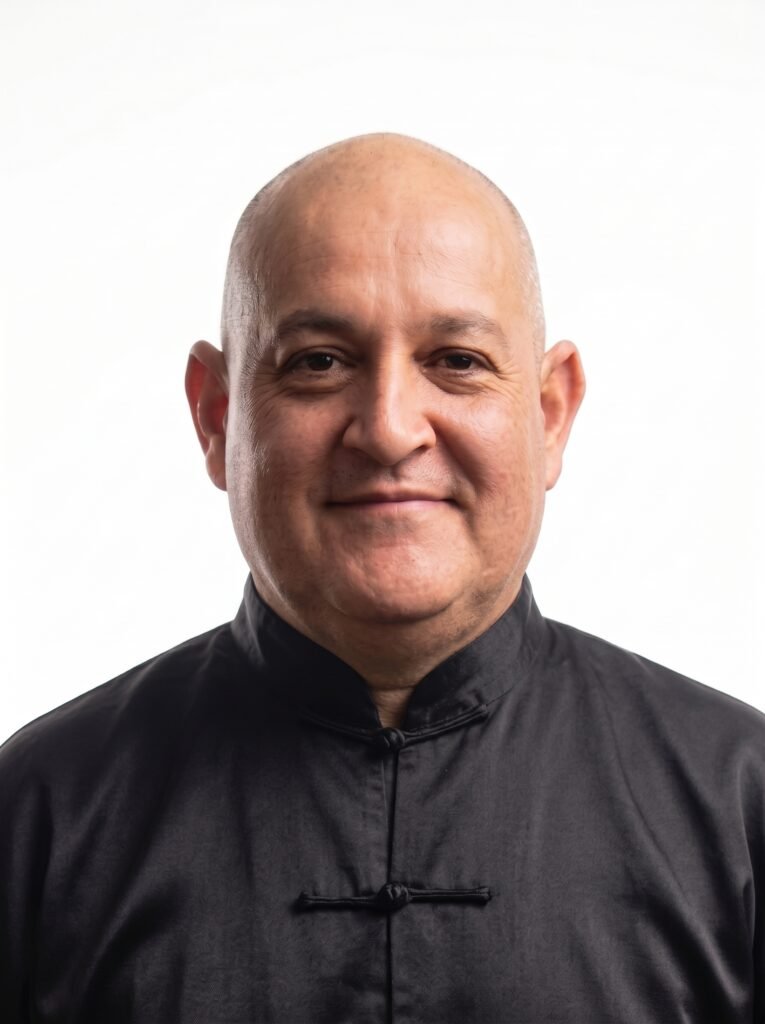 SALVADOR MONTIEL PECO
ESPECIALISTA EN MTC | SIFU DE ARTES MARCIALES | CREADOR DE
BIOKKINETIC CEO
Tel: 696 799 639 Email: centrotianyingfa@gmail.com
Ubicación: Algemesí, Valencia (46680)
LinkedIn: salvador-peco-7795a3180
PERFIL PROFESIONAL & LIDERAZGO EN ALTO RENDIMIENTO
Profesional con más de 25 años de trayectoria en salud integrativa, medicina oriental y artes marciales tradicionales. Diplomado en
Medicina Tradicional China por la Universidad de Santiago de Compostela (USC, 2009) y Sifu de Kung Fu Tradicional. Creador del
innovador programa BioKkinetic CEO, diseñado específicamente para empresarios, directivos y altos ejecutivos con el fin de
optimizar su energía vital, resistencia al estrés y claridad mental mediante la fusión de disciplinas bioenergéticas orientales y
técnicas de alto rendimiento físico y mental.
EXPERIENCIA PROFESIONAL & PROYECTOS DESTACADOS
Creador y Director del Programa BioKkinetic CEO
Metodología de Optimización Directiva para Empresarios y Altos Ejecutivos
¿Cómo funciona BioKkinetic CEO?
Programa ejecutivo personalizado de alto rendimiento que combina acupuntura bioenergética, Qi Gong terapéutico, técnicas de control
respiratorio (Pranayama / Tu Na) y meditación avanzada. Está diseñado para erradicar el estrés crónico, reequilibrar el sistema
nervioso, potenciar la toma de decisiones bajo presión y elevar la vitalidad física y mental de directivos expuestos a alta exigencia
corporativa.
Terapeuta de Medicina Tradicional China & Acupuntura
Práctica Clínica Privada | Algemesí & Valencia
Diagnóstico energético diferencial y tratamientos avanzados mediante acupuntura clínica y moxibustión.
Desarrollo de planes de salud preventiva, fitoterapia china, dietética energética y recuperación funcional.
Director Técnico y Maestro (Sifu) de Kung Fu Tradicional
Centro de Artes Marciales / C.D. YING SHOU QUAN
Instrucción avanzada en los sistemas Bak Siu Lam y Ying Zhao Fan Zi Men. Seminarios internacionales anuales en Grecia, Italia,
Israel y Hong Kong.
Facilitador de Meditación China y Védica
C.D. YING SHOU QUAN & Retiros Especializados
Dirección de retiros y talleres de concentración profunda y gestión emocional basados en Yoga Sutras de Patanjali y alquimia
interna taoísta.
FORMACIÓN ACADÉMICA Y TITULACIONES
Experto Universitario en Acupuntura Bioenergética y Moxibustión
Universidad de Santiago de Compostela (USC) | Clave: USC-3408-FC (Reg: 20073408-FC)
Titulado Superior en Acupuntura Bioenergética y Moxibustión por C.E.M.E.T.C (N° reg: 2009/02/438 02-VL).
Especialista en Craneopuntura Método Yamamoto (YNSA) y masajes terapéuticos Tui Na.
Sifu de Kung Fu Tradicional (Ying Zhao Fan Zi Men y Bak Siu Lam) y discípulo directo de Sifu Marios Seretis.
Cinturón Negro 2º DAN (Judo y Karate - CSD / Títulos oficiales de Juez Nacional).
MÉRITOS Y COMPETICIÓN INTERNACIONAL
Medalla de Oro en el Campeonato del Mundo en Hong Kong en la modalidad de Hung Gar (Febrero de 2006).
Medalla de Plata en el Campeonato del Mundo en Hong Kong en la modalidad de Nan Quan (Febrero de 2006).
•
•
•
•
•
•
•
•
•
•
Página 1 de 2
COMPETENCIAS TÉCNICAS
BioKkinetic CEO Acupuntura Clínica
Diagnóstico Energético Qi Gong Terapéutico
Gestión del Estrés Ying Zhao Fan Zi Men Bak Siu Lam
Meditación Avanzada Fitoterapia & Tuina
OTROS DATOS DE INTERÉS
Idiomas: Español (nativo), Valenciano (nativo), Inglés
(medio).
Afiliaciones: Miembro colegiado de COFENAT.
Disponibilidad: Flexibilidad horaria y movilidad para
congresos y asesorías ejecutivas.
Movilidad: Permiso de conducir B y vehículo propio.